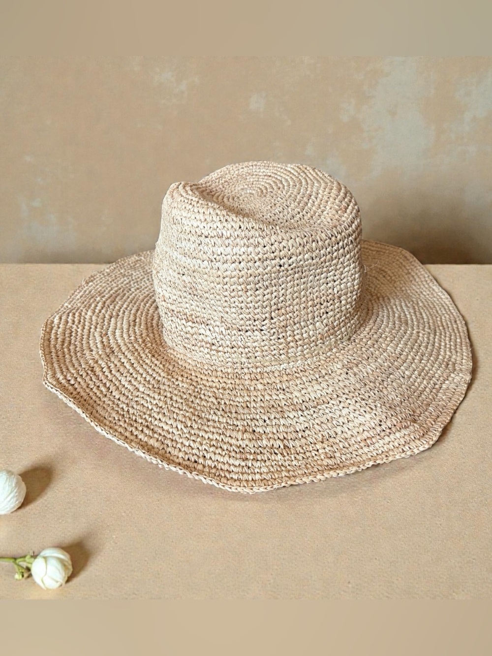 Billabong Raffia Wide Brim Sun Hat One Size Beach Boho